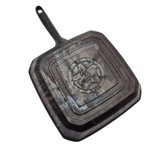 Guy Fieri 10" Square Cast Iron Skillet Griddle Pan Grill Limited Edition Rare